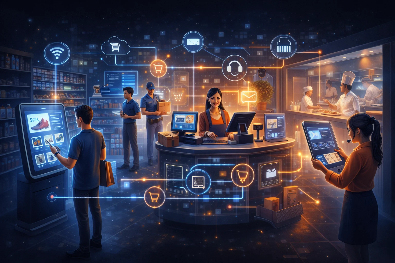 Imagem de destaque: Atendimento Phygital: O fim das filas e o início da experiência